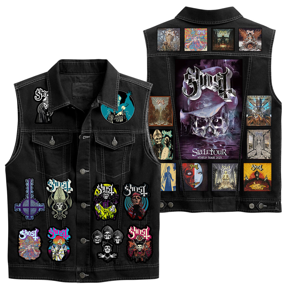 Ghost Cutoff Denim Jacket Q230501