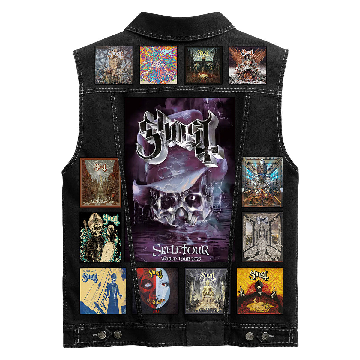 Ghost Cutoff Denim Jacket Q230501