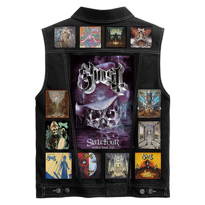Ghost Cutoff Denim Jacket Q230501