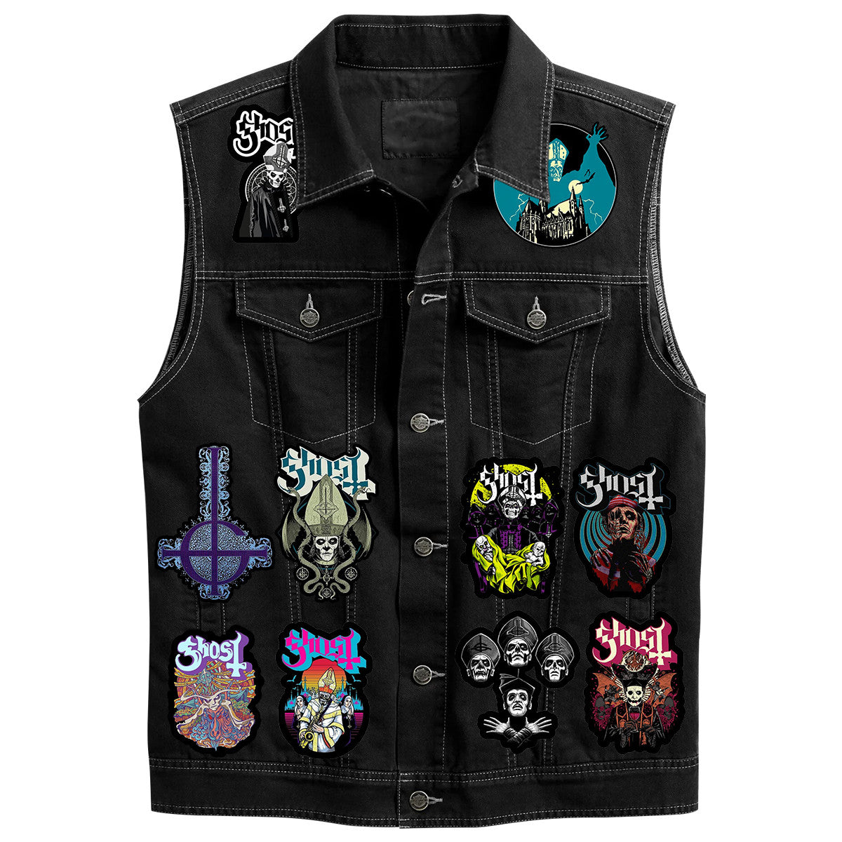 Ghost Cutoff Denim Jacket Q230501