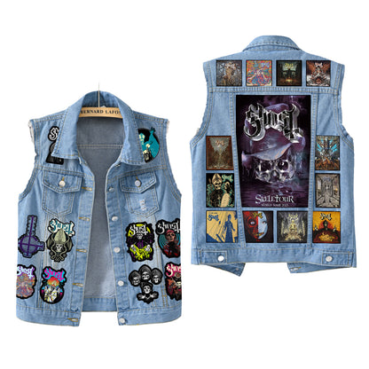 Ghost Cutoff Denim Jacket Q230501