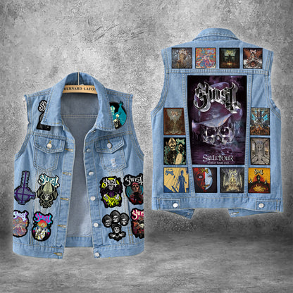 Ghost Cutoff Denim Jacket Q230501