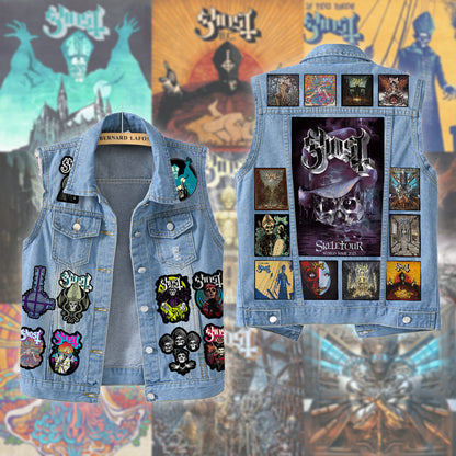 Ghost Cutoff Denim Jacket Q230501