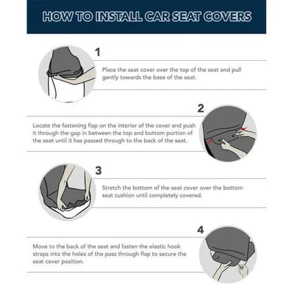 L.V.P EST. 1892 Car Seat Covers Universal Fit - Set 2