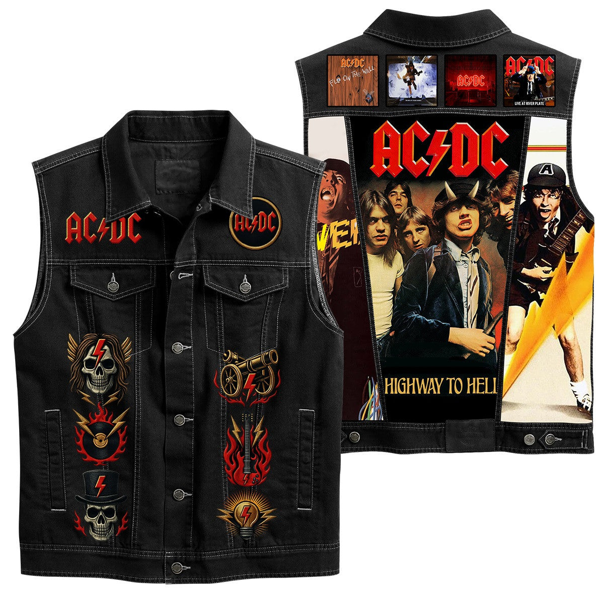 AC Rock Cutoff Denim Jacket Q010703