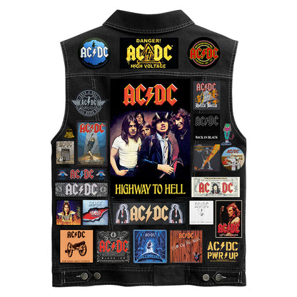 AC Rock And Roll Cutoff Denim Jacket Q200807