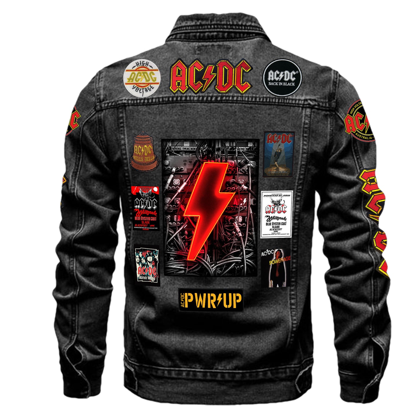 AC Power Up Denim Casual Jacket , Cotton Jeans Jackets Q030906