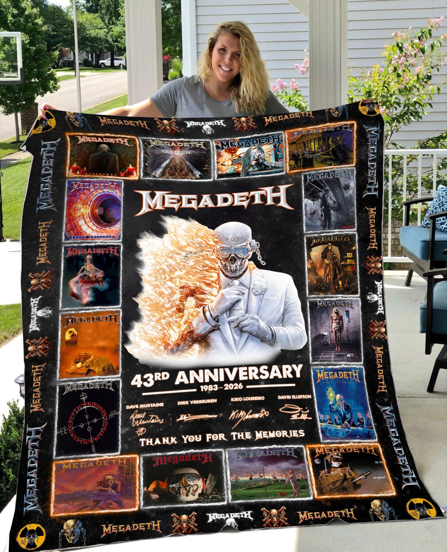 MGD Thank You For The Memories 3D Fleece Blanket