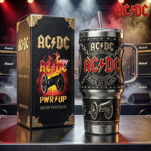 AC Back In Black Insulated Tumbler 30oz , AC Tumbler 40oz