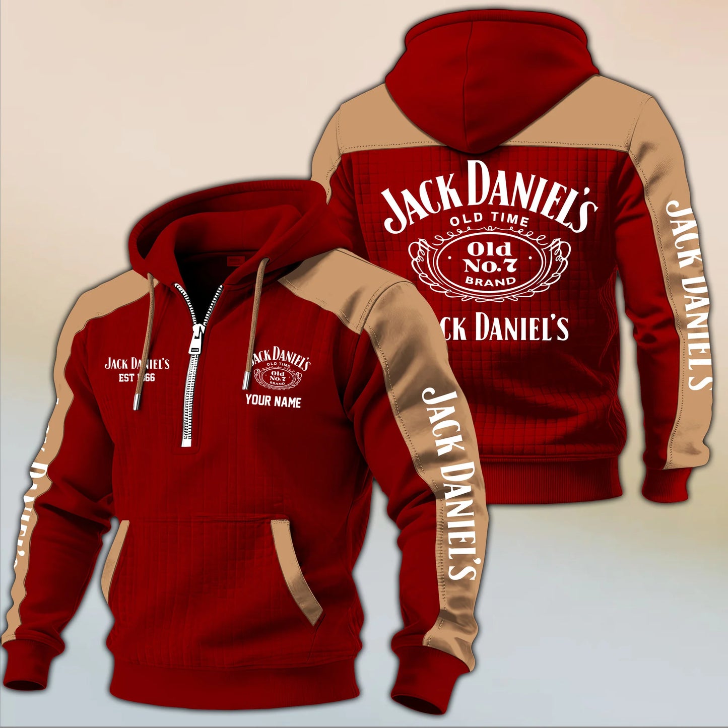 Personalized Jack Dani 160TH Anniversary Zip-Hoodie Cotton Jacket