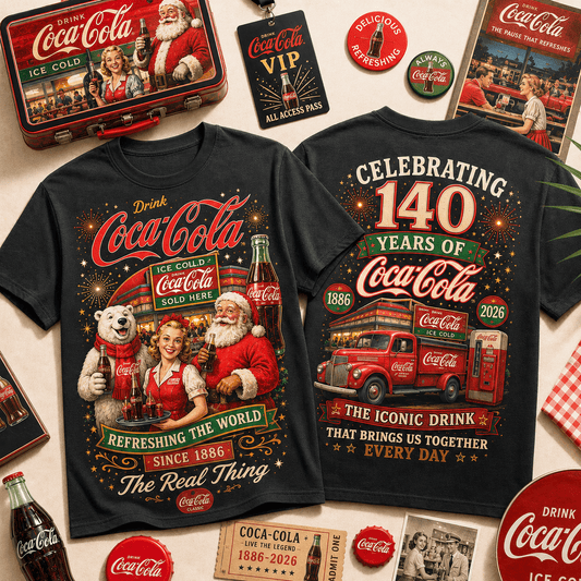 Cola 140th Anniversary T-Shirt V11, Cola T-Shirt 2026