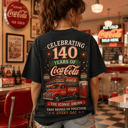 Cola 140th Anniversary T-Shirt V11, Cola T-Shirt 2026