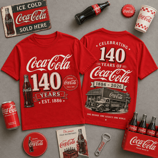 Cola 140 Years T-Shirt V13, Cola T-Shirt 2026