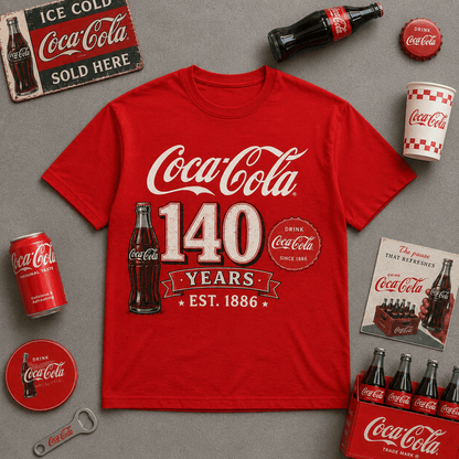 Cola 140 Years T-Shirt V13, Cola T-Shirt 2026