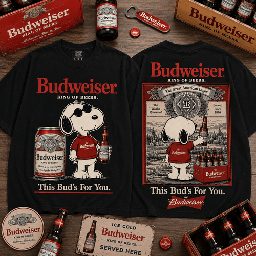 Bdweiser King Of Beers T-Shirt , Bdweiser T-Shirt 2026