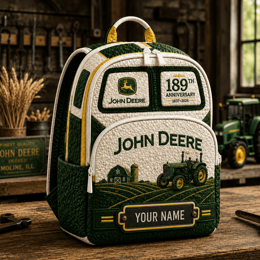 Personalized J.Deere 189th Anniversary Backpack, J.Deere Backpack