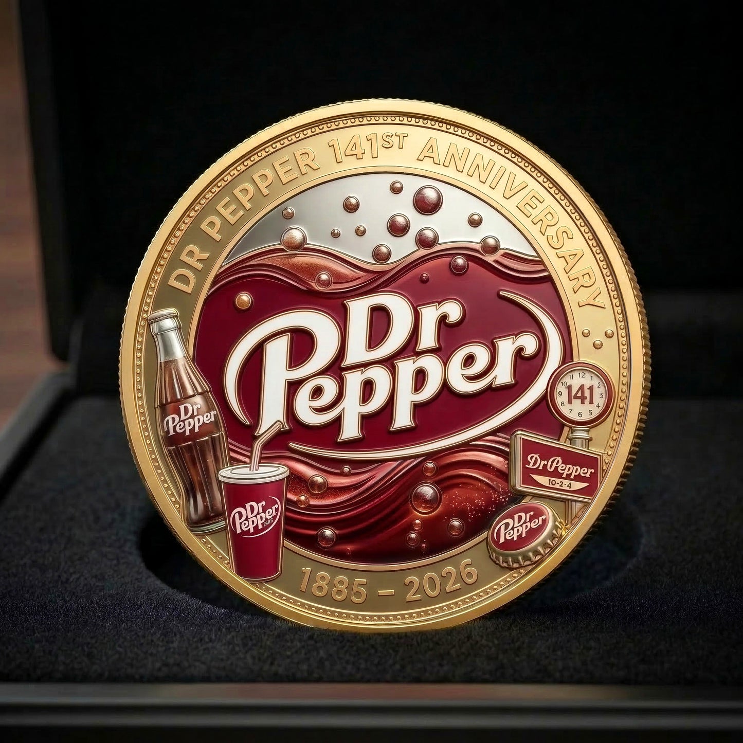 Dr Pepper 141ST Anniversary Commemorative Coin V2