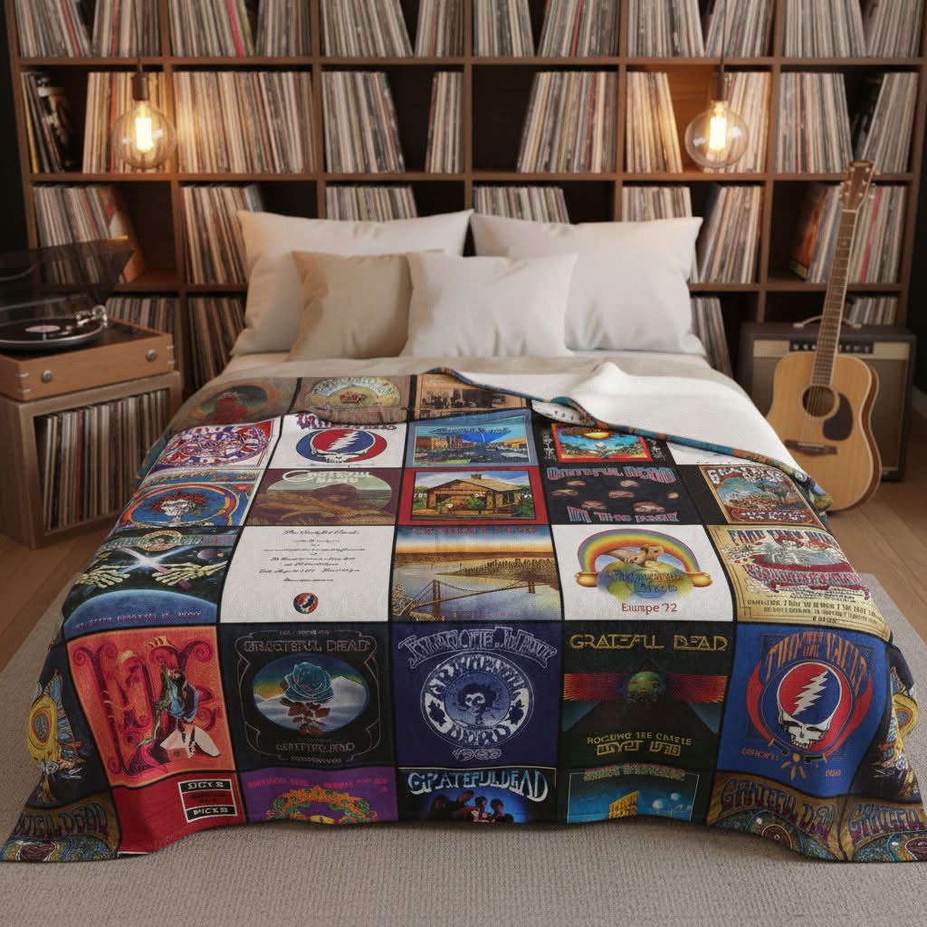 GRFD Album Blanket – A Psychedelic Journey in Every Stitch