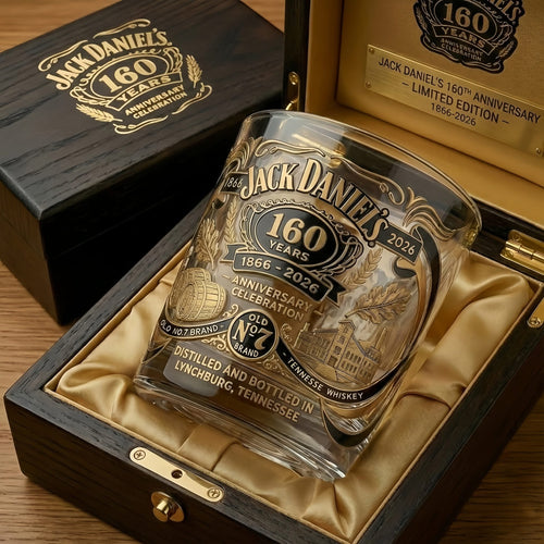 Jack Dani 160TH Anniversary Glass V2 , Jack Dani Glass