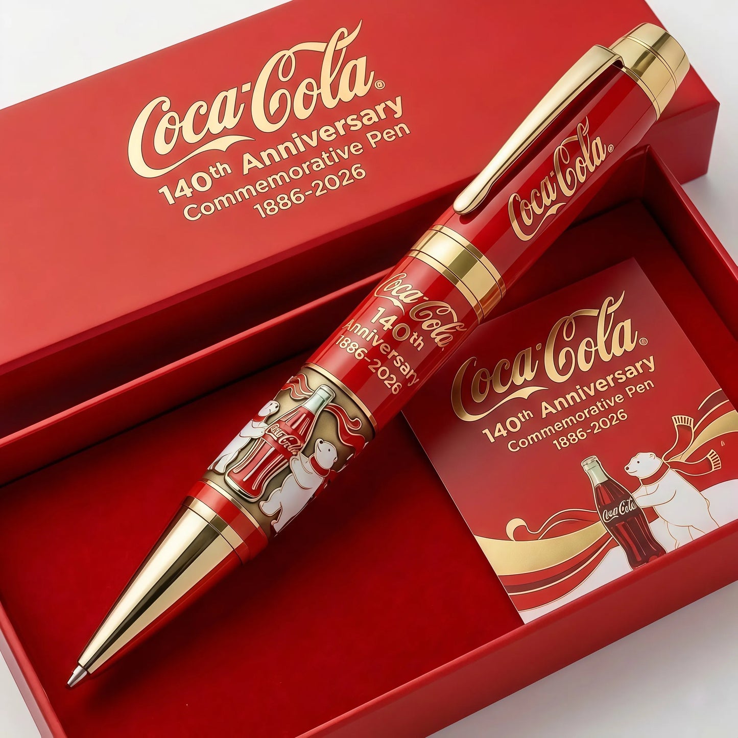 Cola 140th Anniversary Edition Ballpoint Pen (1886-2026)