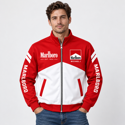 Marlbor EST. 1924 Zipper Stand Collar Jacket