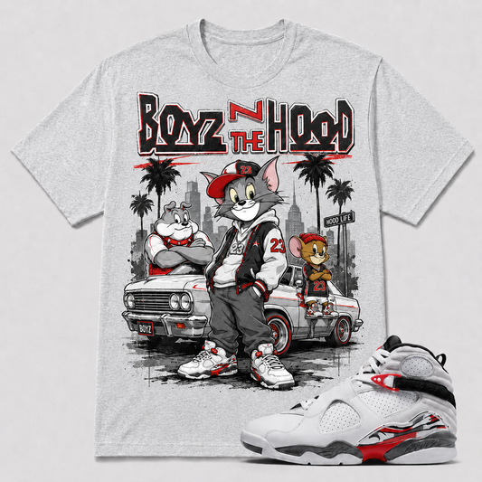 BOYZ ON THE HOOD Shirt To Match AJ 8 Bugs Bunny, AJ 8 Matching Shirt