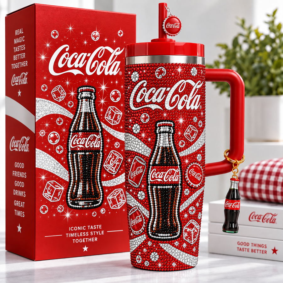 Cola Taste The Feeling Insulated Tumbler 30oz , Cola Tumbler 40oz V2