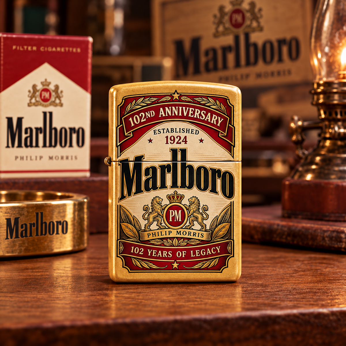 Marlbor 102nd Anniversary Zippo Lighter V3