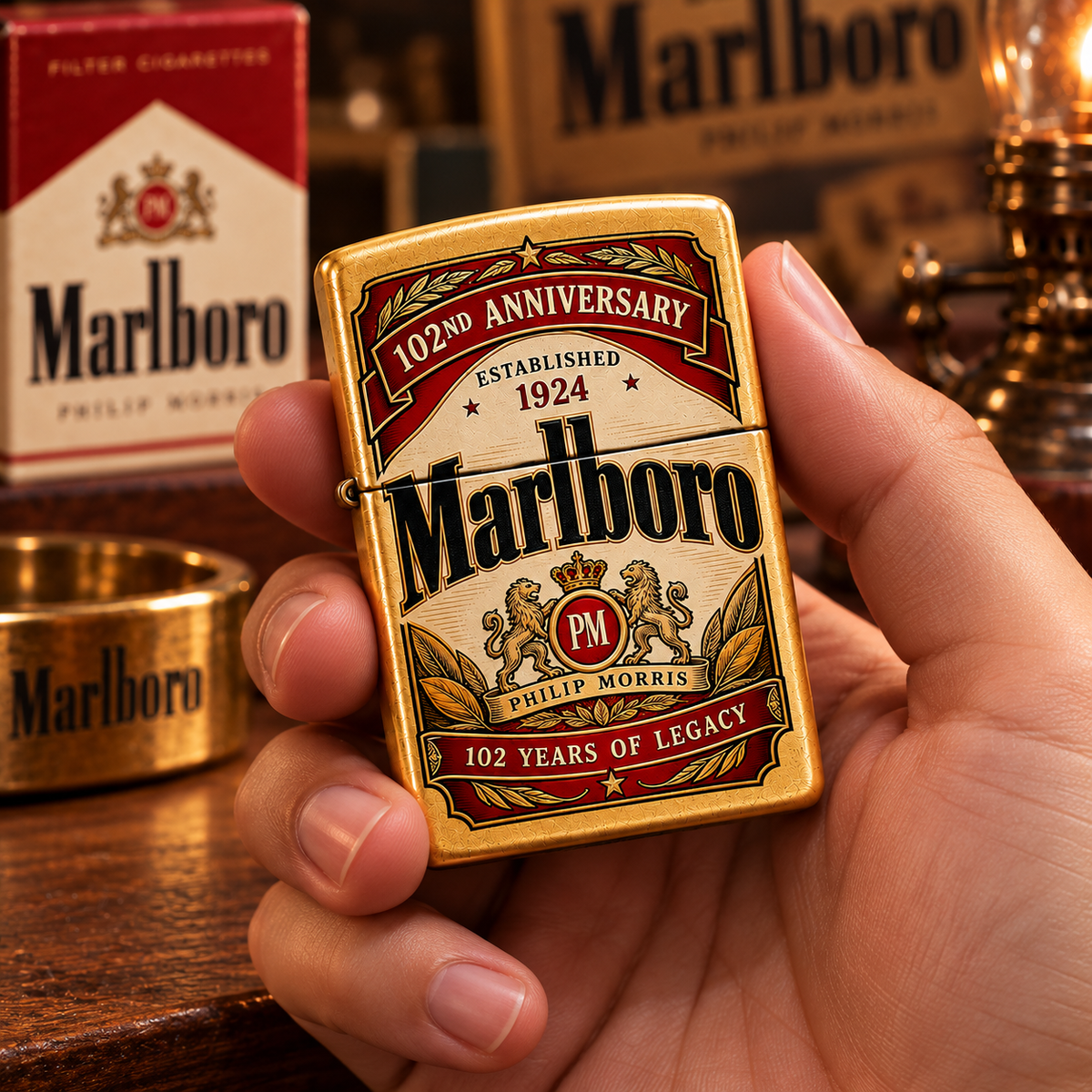 Marlbor 102nd Anniversary Zippo Lighter V3