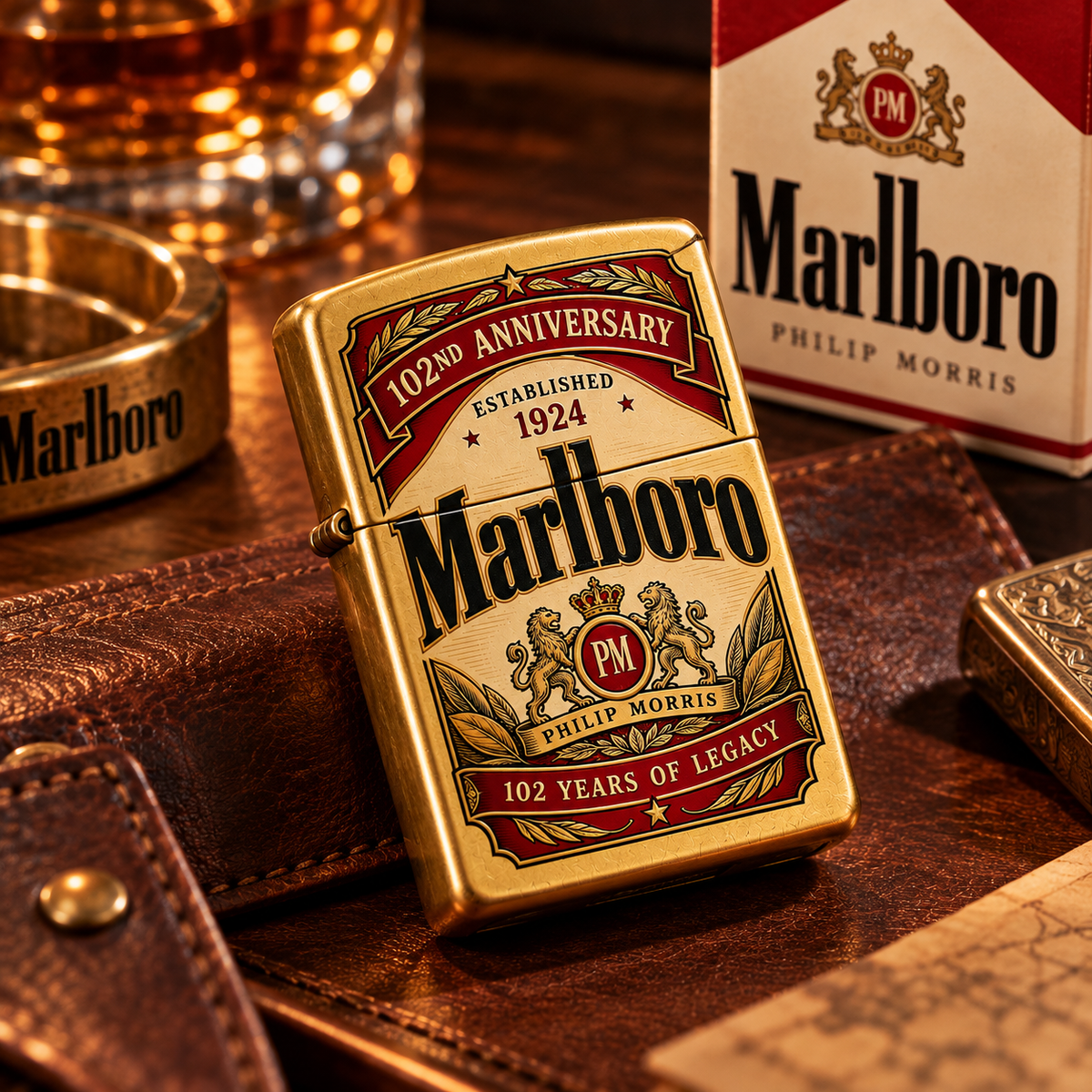 Marlbor 102nd Anniversary Zippo Lighter V3