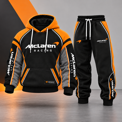 MCLR Racing All Over Printed Hoodie And Sweatpants Set