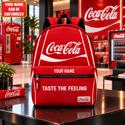 Cola Taste The Feeling Backpack, Personalized Cola Backpack V7