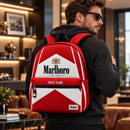 Marlbor EST. 1924 Backpack, Personalized Marlbor Backpack