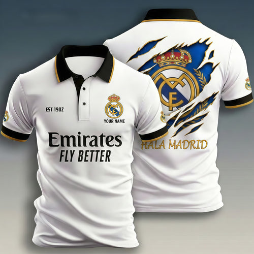 Real FC Polo , Real Shirt , Real 2026 Shirt
