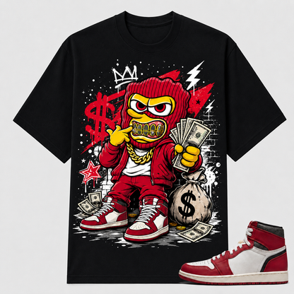 MONEY GANGZ Shirt To Match AJ 1 Retro High Lost & Found, AJ 1 Matching Shirt