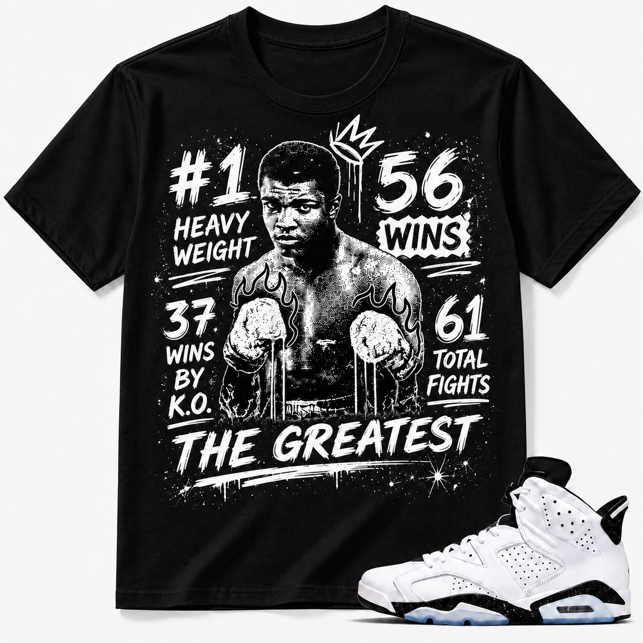 #1 HEAVY WEIGHT Shirt To Match AJ 6 Retro ‘Reverse Oreo’, AJ 6 Matching Shirt
