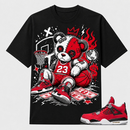 BEAR X BASKETBALL Shirt To Match JD 4 Toro Bravo, JD 4 Toro Bravo Matching Shirt