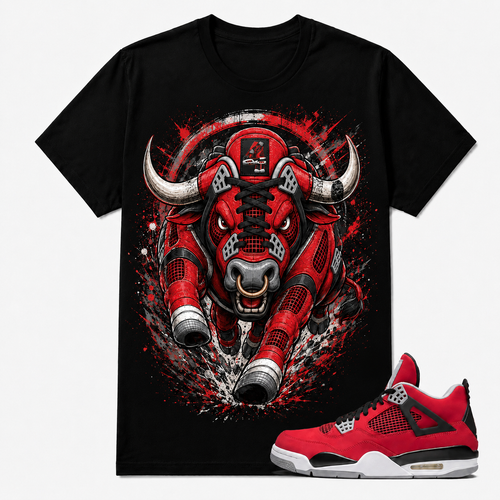 "BULL" Shirt To Match AJ 4 Toro Bravo, AJ 4 Matching Shirt