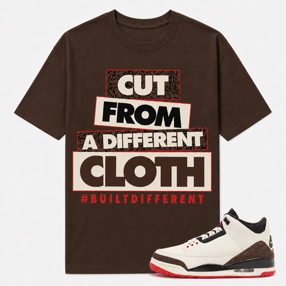 CUT FROM A DIFFERENT CLOTH Shirt To Match AJ 3 Retro World's Best Dad, AJ 3 Matching Shirt