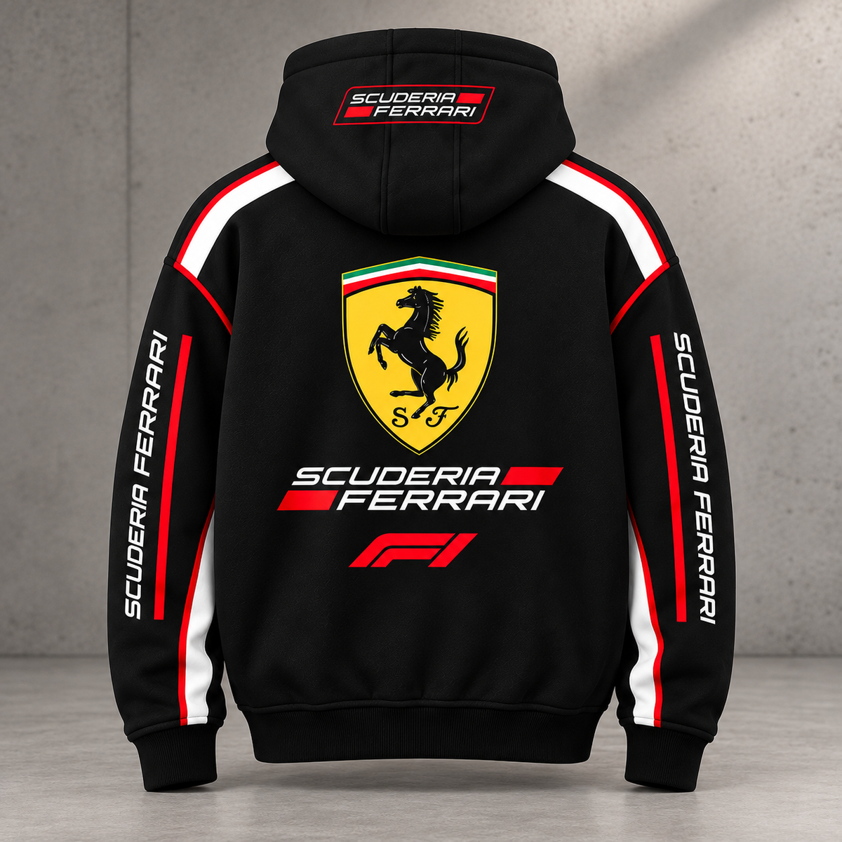 Scuderia Ferrar Racing Zip Hoodie , Racing Zip Hoodie