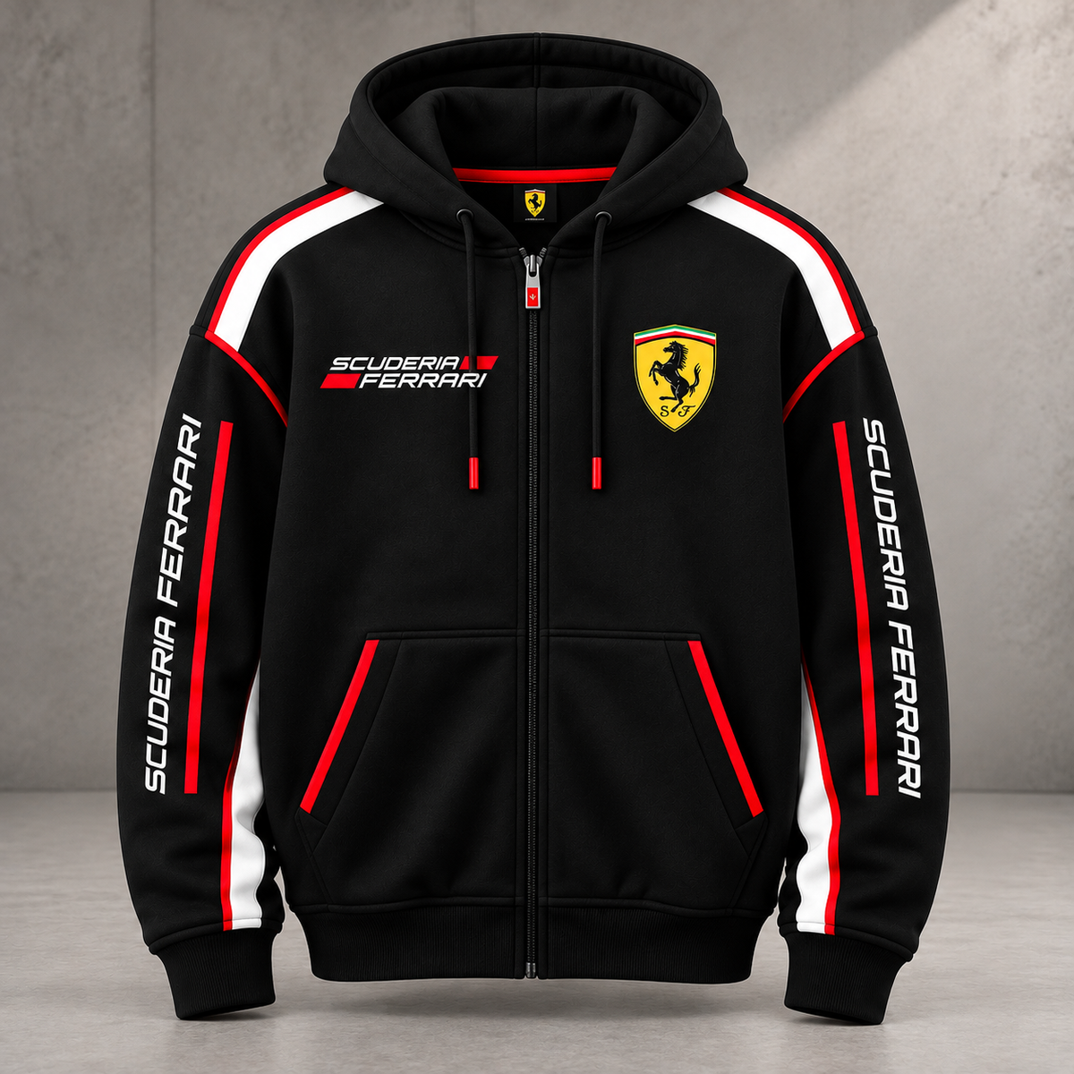 Scuderia Ferrar Racing Zip Hoodie , Racing Zip Hoodie
