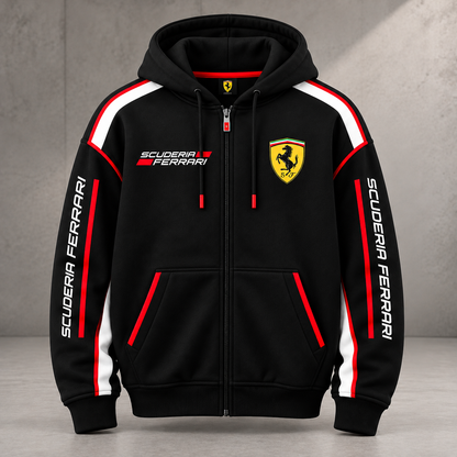 Scuderia Ferrar Racing Zip Hoodie , Racing Zip Hoodie