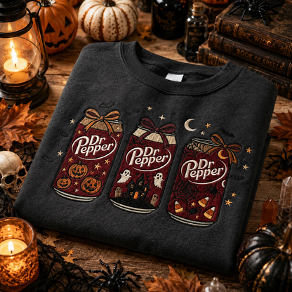 Dr Pepper Halloween Unisex Printed Sweatshirt
