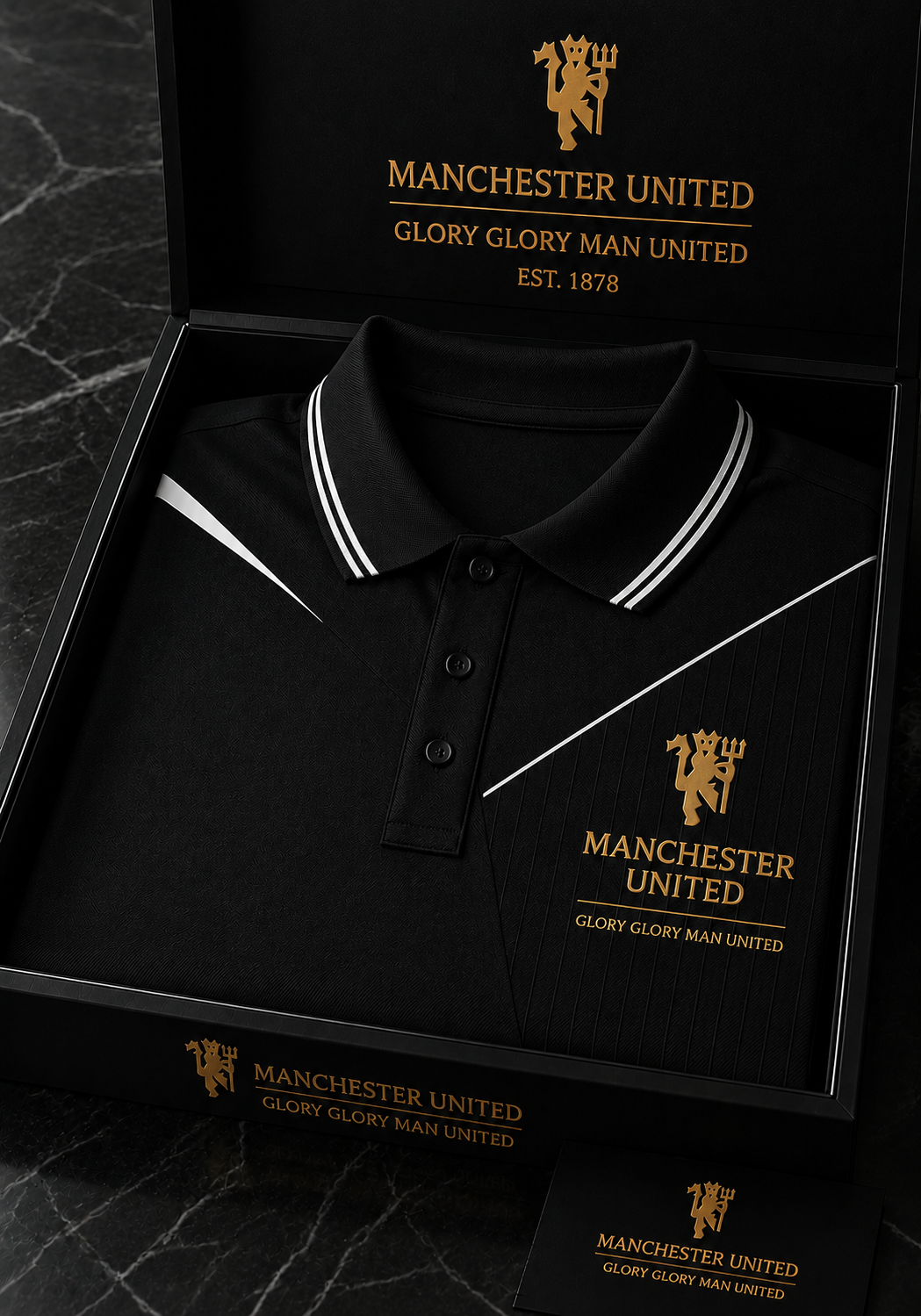 M.U Glory Glory Man Utd Polo , M.U Shirt , M.U 2026 Shirt V5