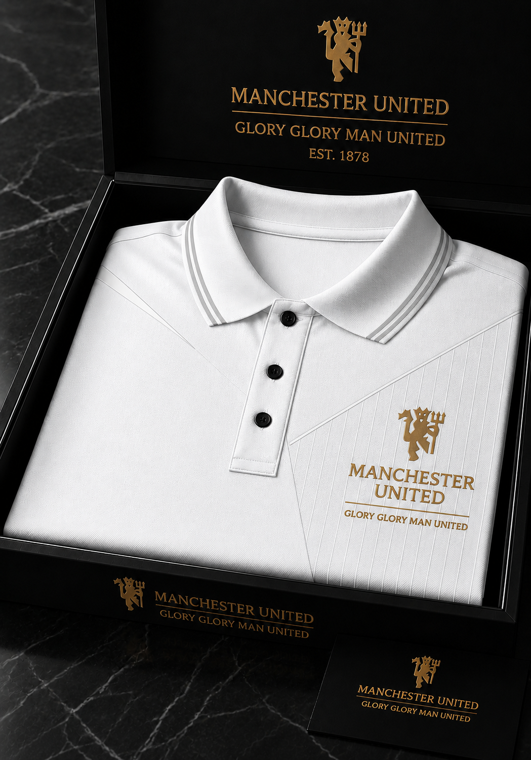 M.U Glory Glory Man Utd Polo , M.U Shirt , M.U 2026 Shirt V5