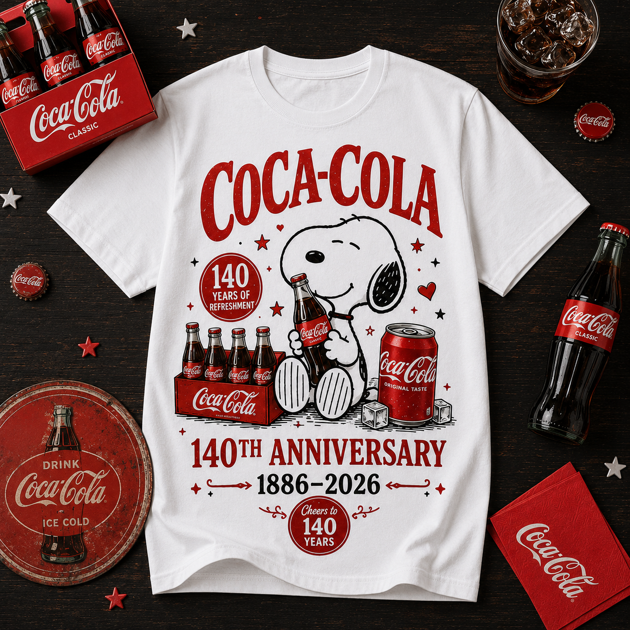 Cola 140th Anniversary T-Shirt V14, Cola T-Shirt 2026