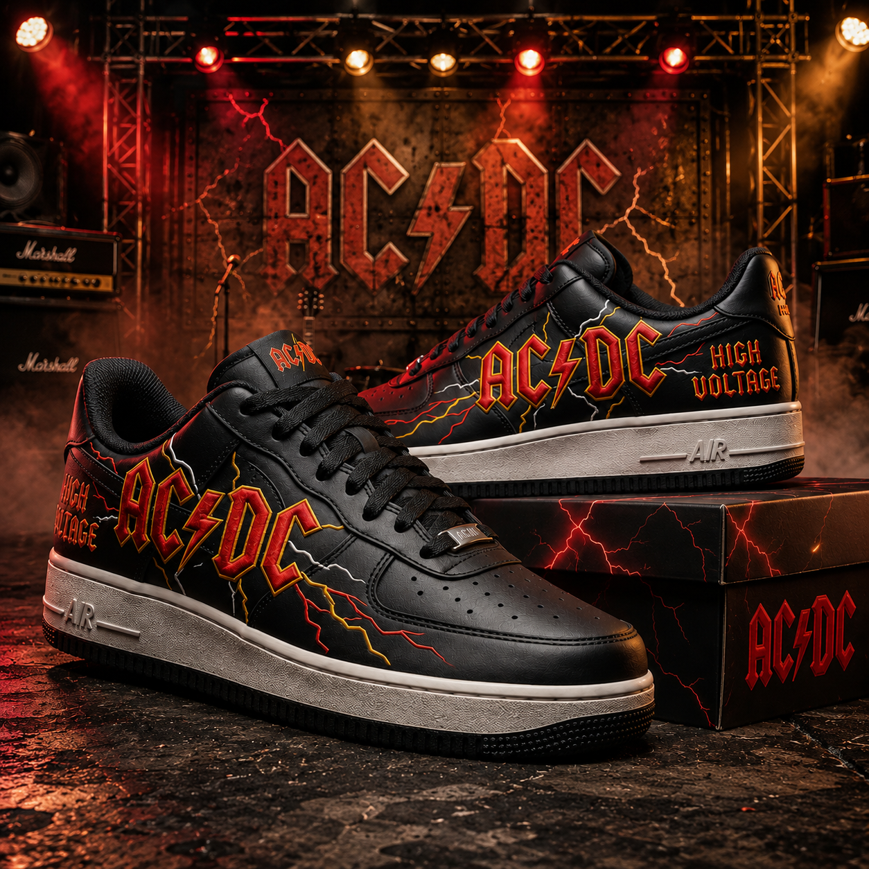 AC High Voltage AF1 Custom Sneaker