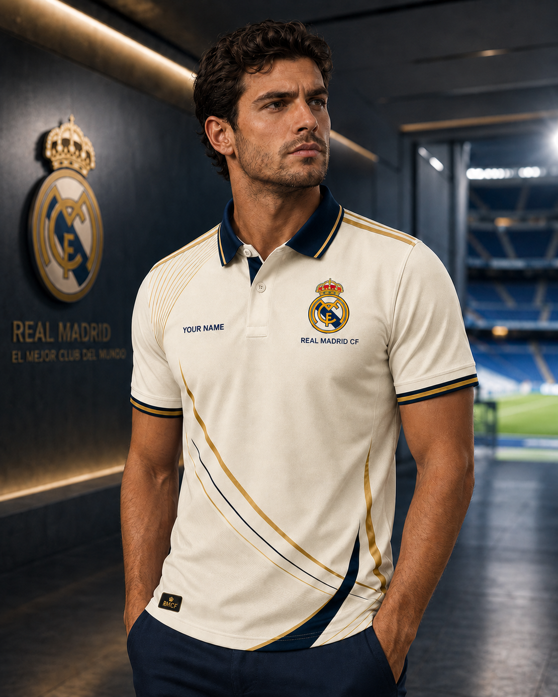 Real Polo , Real Hala Madird Polo , Real 2026 Shirt V4