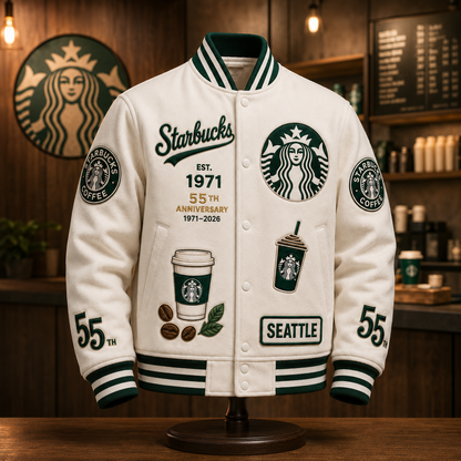 Strbcks 55th Anniversary Baseball Jacket