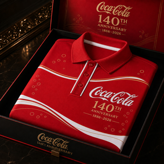 Cola 140th Anniversary Polo V11 , Cola Shirt , Cola 2026 Shirt